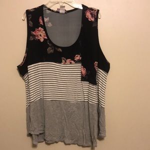 Floral tank top